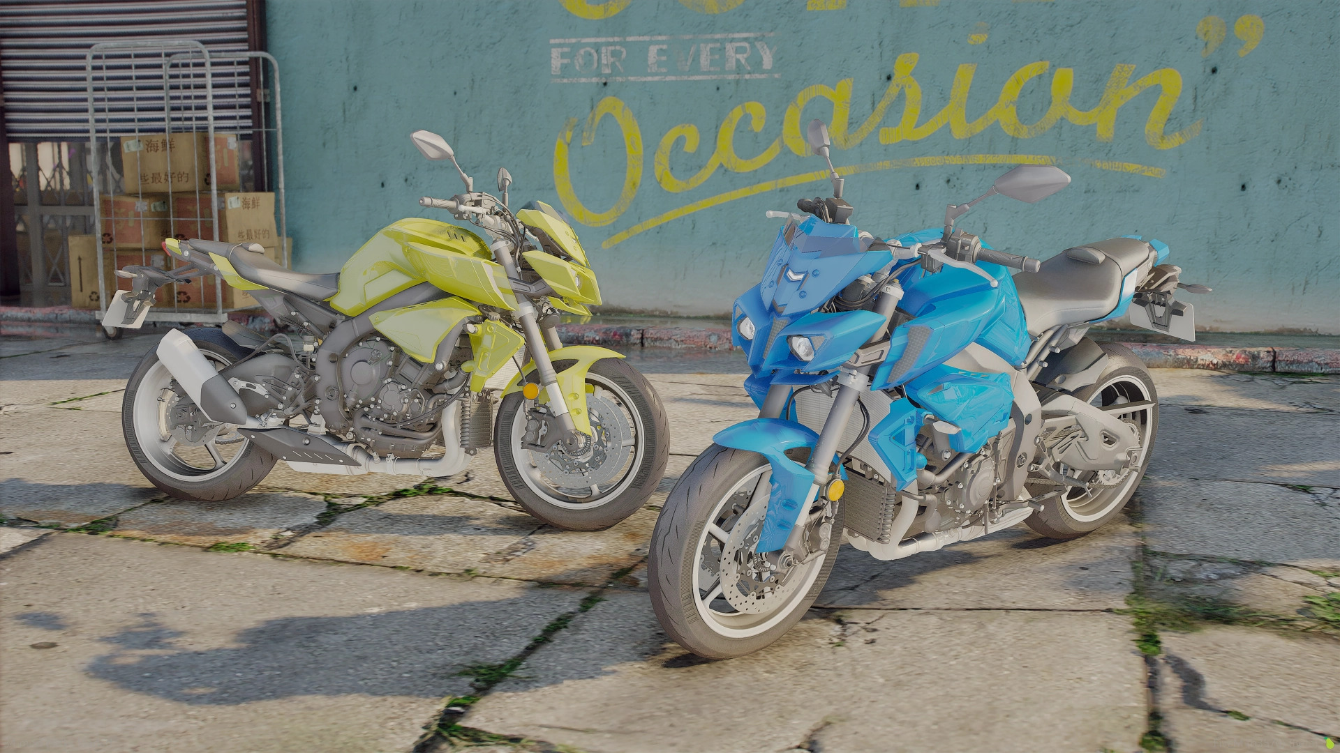 FiveM Yamaha Motorcycles - 16 Models with Spawn Codes