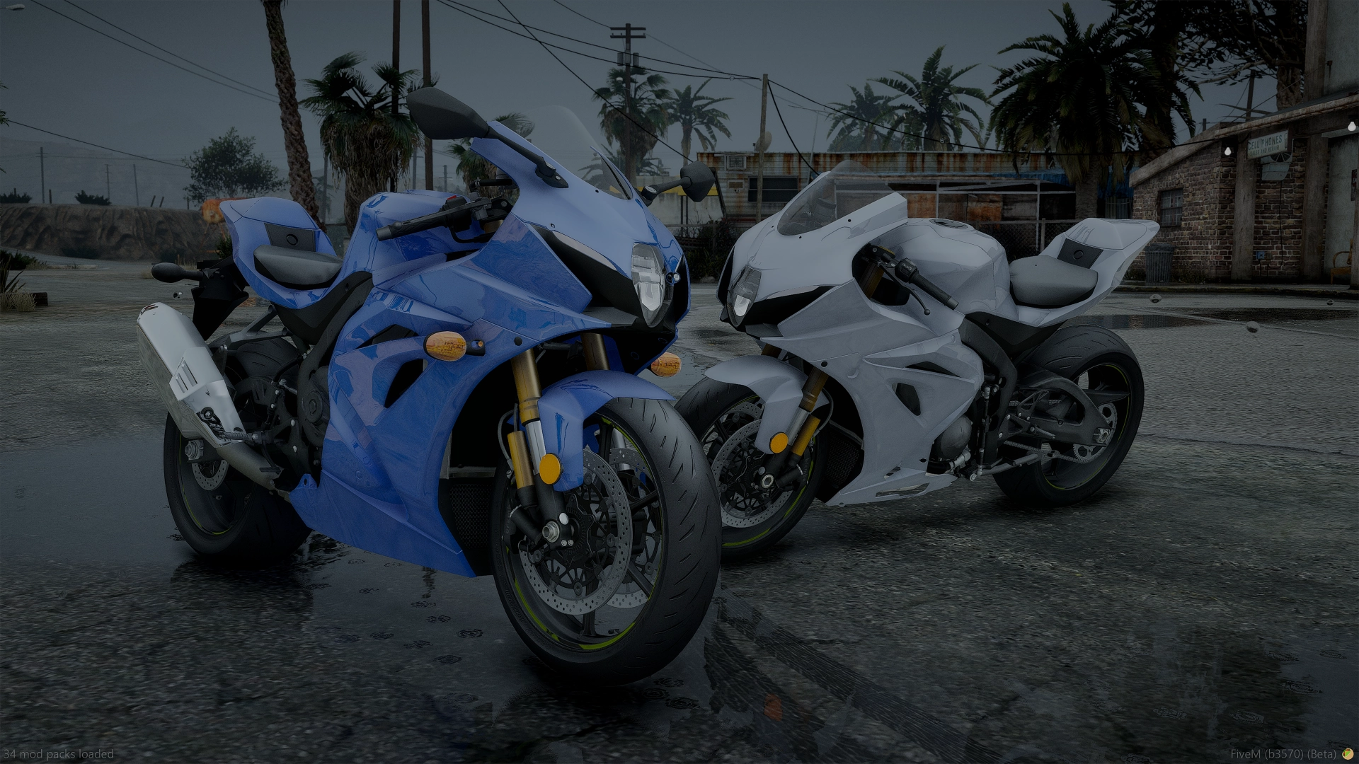 FiveM Suzuki Motorcycles - 4 Models with Spawn Codes
